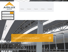 Tablet Screenshot of aisluxgalicia.com